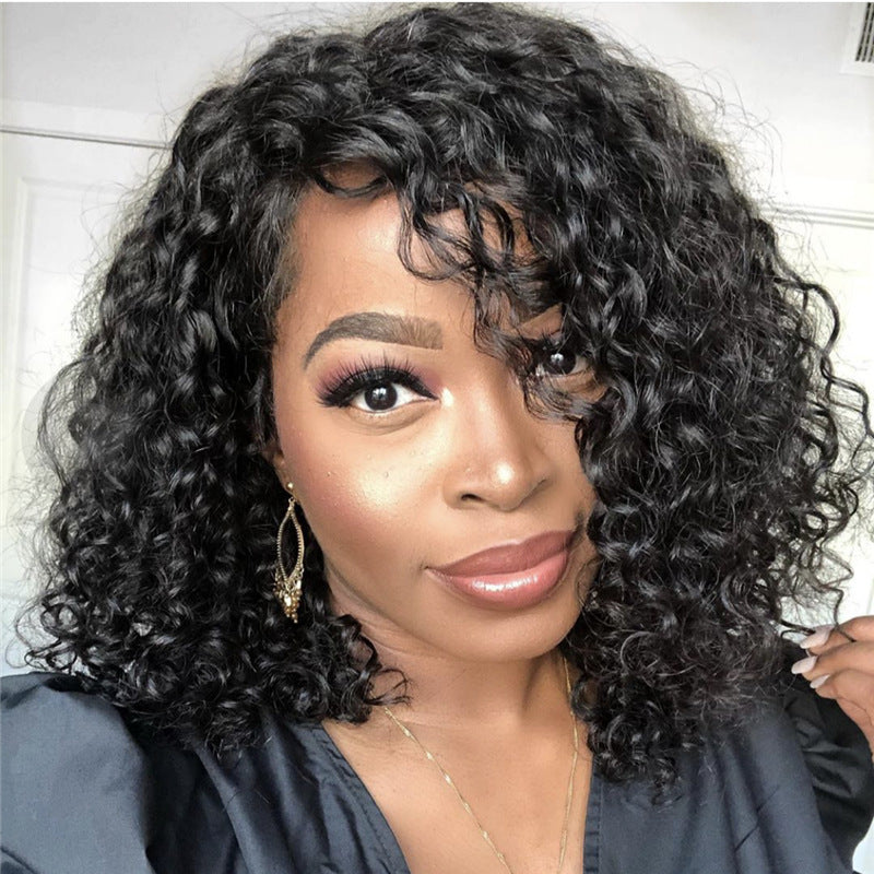Synthetic Lace Front Wig Africa Small Curly Wig Women's Medium And Long Curly Hair Braided Wigs Synthetic Lace Front Wig Africa Small Curly Wig Women's Medium And Long Curly Hair Braided Wigs